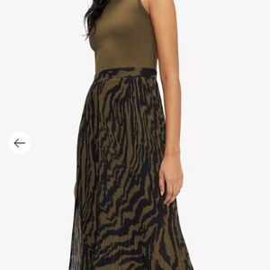 Ted Baker Green and Black Maxi Dress